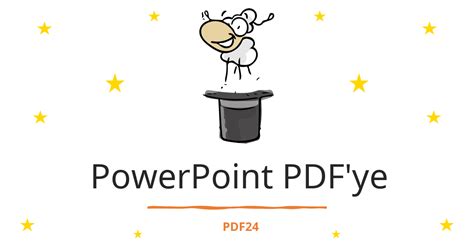 powerpoint pdf dönüştür